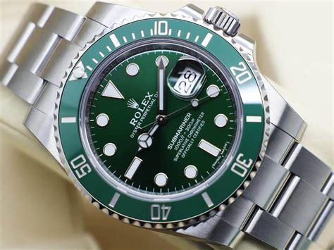 green color rolex watch